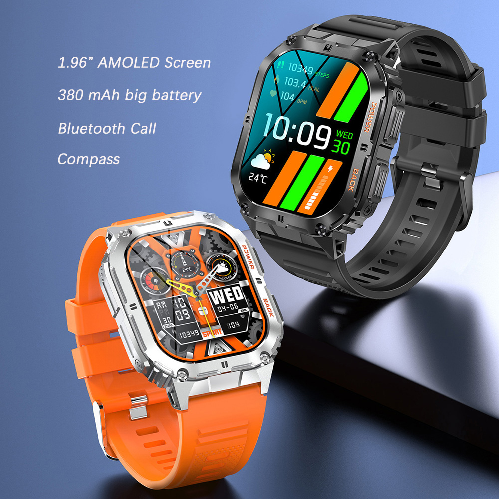 Smartwatch Digital Watches For Women - นาฬิกาอัจฉริยะ K61 Pro สำหรับผู้ชายและผู้หญิง นาฬิกาข้อมืออิเล็กทรอนิกส์ สมาร์ทวอทช์