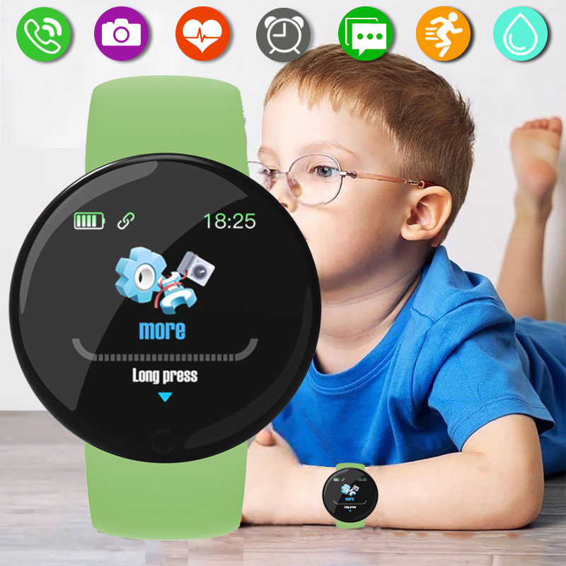 Smartwatch Digital Watches For Women - เด็กสมาร์ทนาฬิกาข้อมือความดันโลหิต Smartwatch กันน้ำผู้หญิงเครื่องวัดชีพจรสายรัดข้อมือฟิตเนสเด็กดูกีฬา