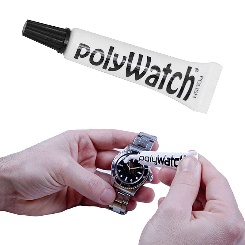 Watch Polishing Cloth - โพลีวอทช์ พลาสติก โพลิช เวิลด์ส # น้ำยาลบรอยขีดข่วนคริสตัลนาฬิกาอะคริลิก