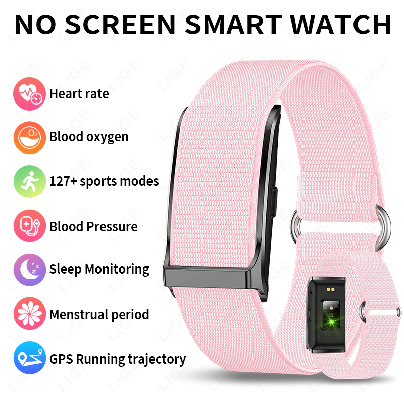 Smartwatch Digital Watches For Women - LIGE สมาร์ทวอท์ชผู้ชายผู้หญิงฟิตเนสสร้อยข้อมือสมาร์ทกีฬา Heart Rate เครื่องวัดความดันโลหิตนาฬิกามัลติฟังก์ชั่นกันน้ํา