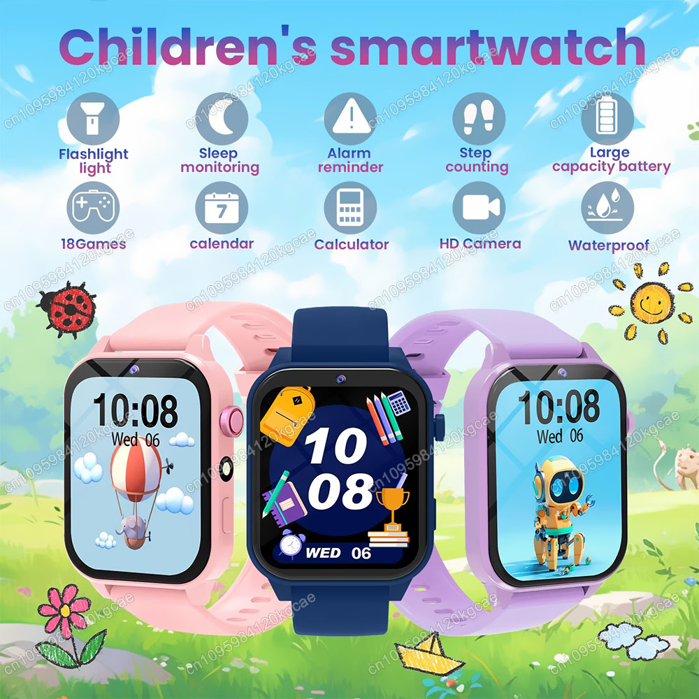 Smartwatch Watches Gift For Boys On Birthday - สมาร์ทวอทช์กล้องถ่ายรูปใหม่ปี 2026 สำหรับเด็ก พร้อมเกมส์ หน้าจอสัมผัส HD