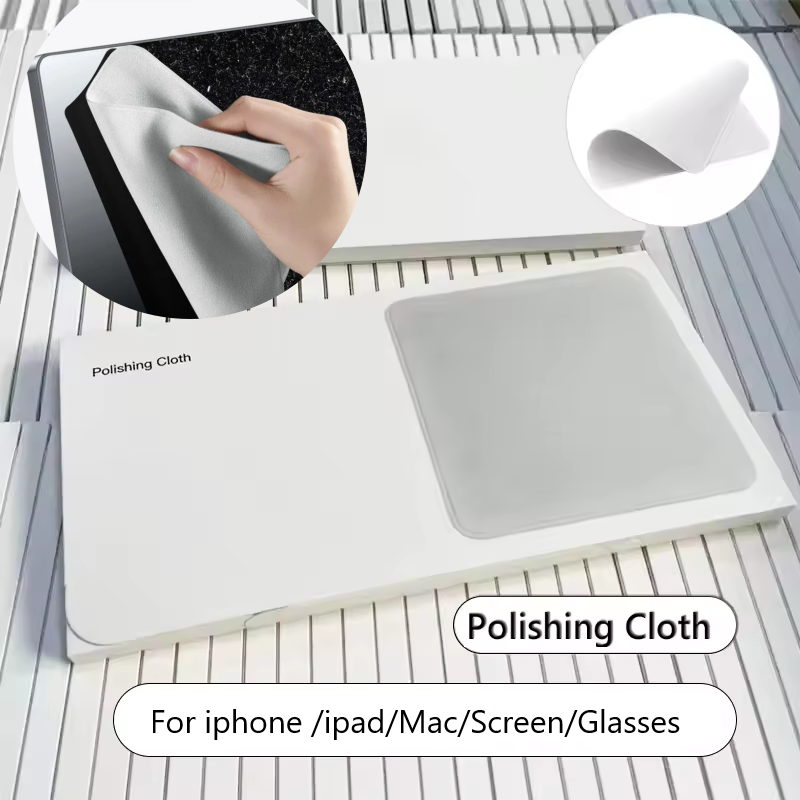 Watch Polishing Cloth - 1:1 ผ้าขัดเนื้อนาโนสำหรับแอปเปิ้ล ไอโฟนผ้าทำความสะอาดหน้าจอสำหรับไอแพด แมค ไอพอด โปร