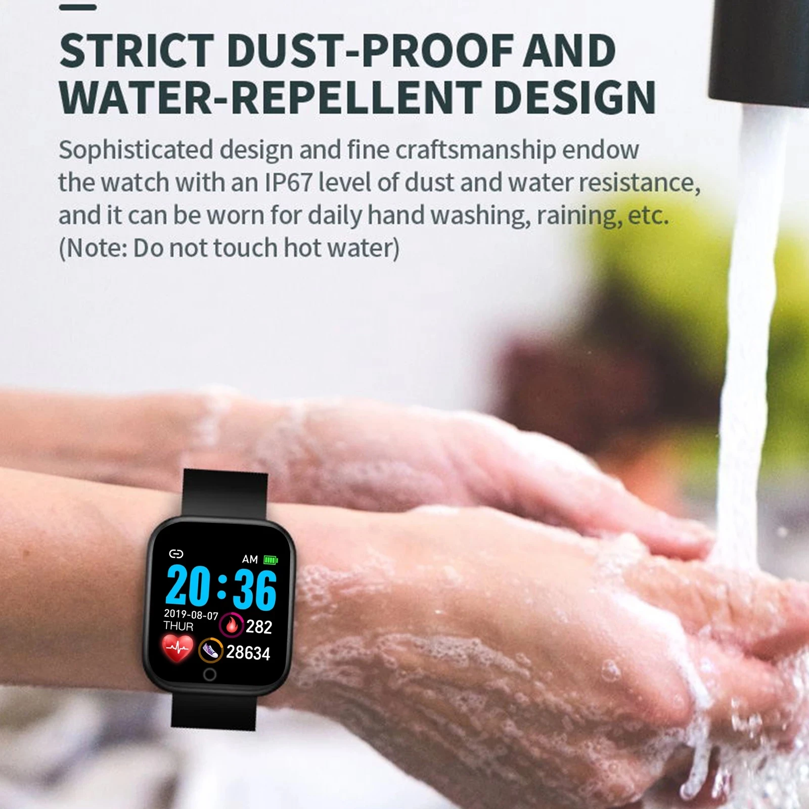 สมาร์ทวอทช์ผู้ชายผู้หญิงนาฬิกา - Watch Smartwatch Android บทวิจารณ์และราคา