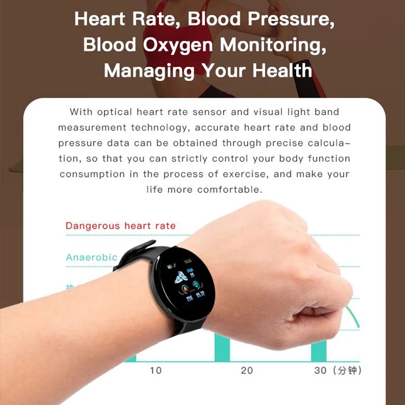 เด็กสมาร์ทนาฬิกาข้อมือความดันโ - Smartwatch Digital Watches For Women บทวิจารณ์และราคา