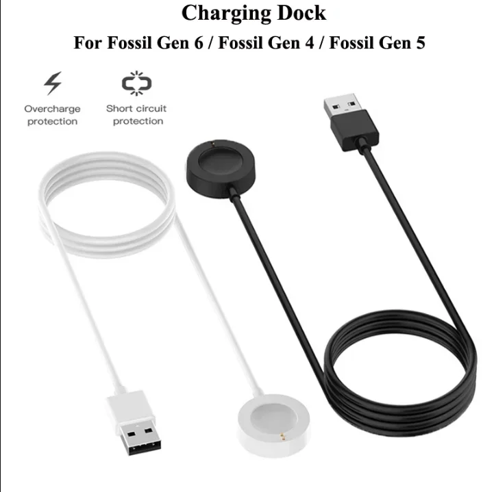 แท่นชาร์จแม่เหล็ก USB แบบเร็วส - Fossil Watches Smartwatch Gen 5 บทวิจารณ์และราคา