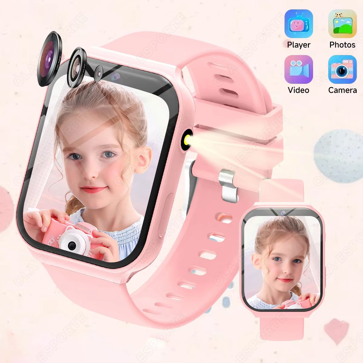 สมาร์ทวอทช์ใหม่สำหรับเด็ก กล้อ - Smartwatch Watches Gift For Boys On Birthday บทวิจารณ์และราคา