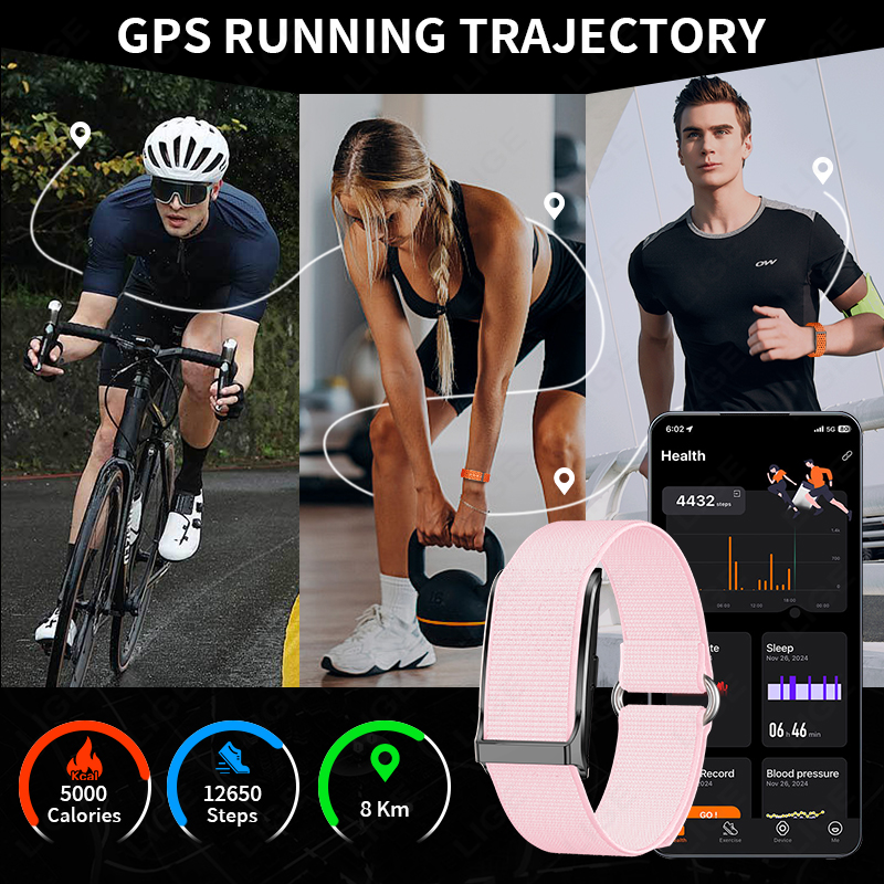 LIGE สมาร์ทวอท์ชผู้ชายผู้หญิงฟ - Smartwatch Digital Watches For Women บทวิจารณ์และราคา