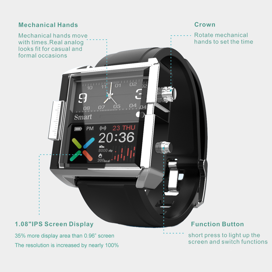 นาฬิกาอัจฉริยะระบบ T9ไฮบริดตรว - Seiko Watches Smartwatch บทวิจารณ์และราคา