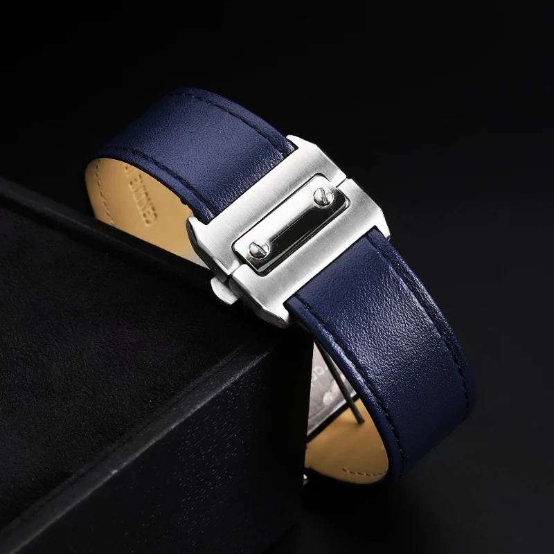 สายนาฬิกาหนังแท้สำหรับคาร์เทีย - Cartier Watch Santos บทวิจารณ์และราคา