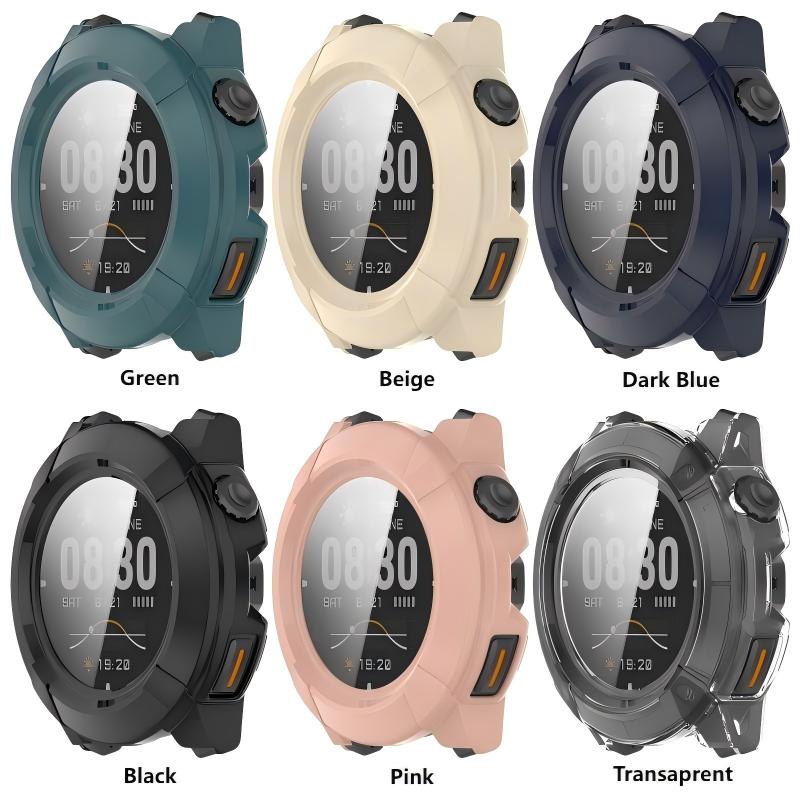 เคส PC+กระจกนิรภัยสำหรับสายรัด - Watch Smartwatch Android บทวิจารณ์และราคา