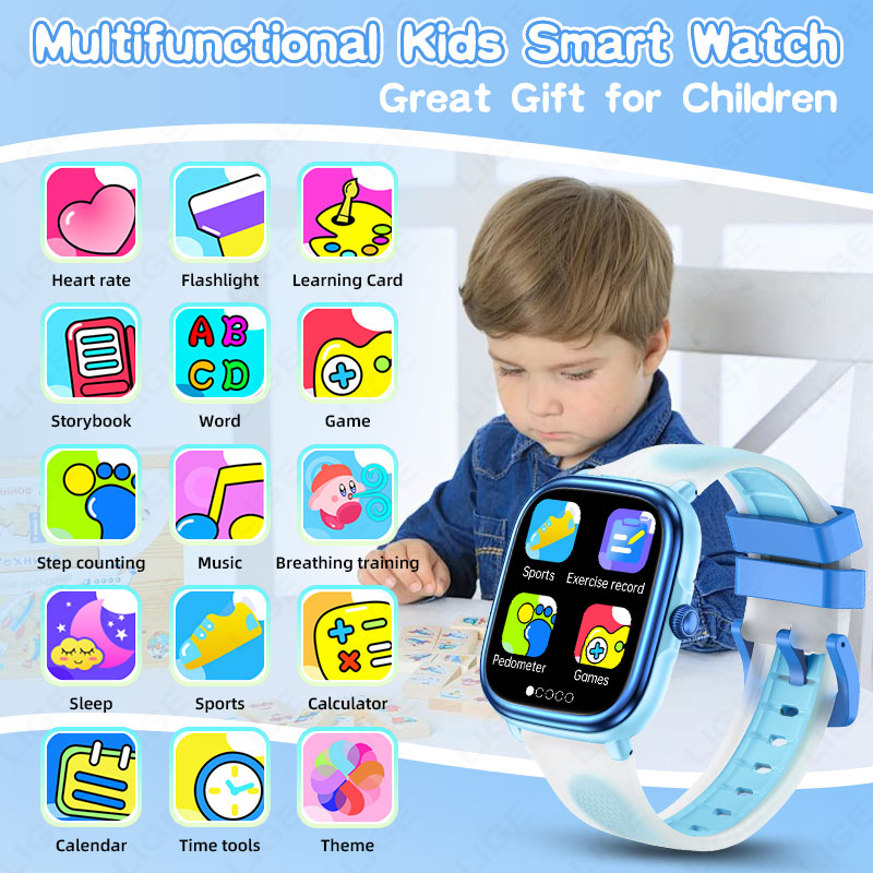 นาฬิกาสมาร์ทวอทช์สำหรับเด็ก  ส - Smartwatch Watches Gift For Boys On Birthday บทวิจารณ์และราคา