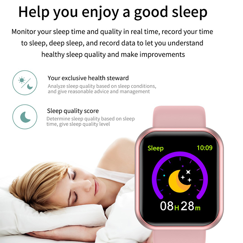 นาฬิกาความดันโลหิตHeart Rate M - Smartwatch Digital Watches For Women บทวิจารณ์และราคา